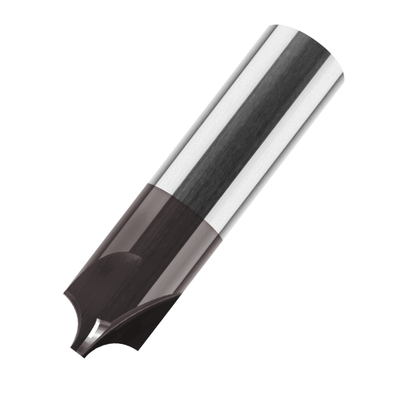 VHM-Viertelkreisfräser HA blank 12 mm x 3 mm