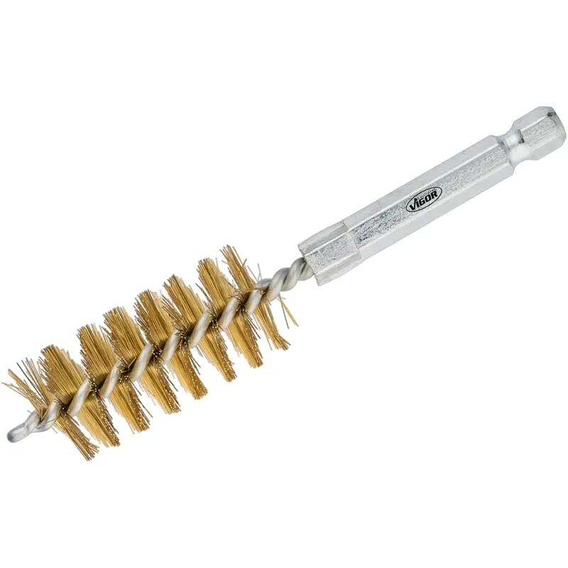 Vigor V4646M-19 Messingbürste 19 mm 10 Stück