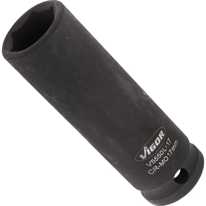 Vigor V5550L-17 Kraftnuss 1/2" 6kt SW 17 lang