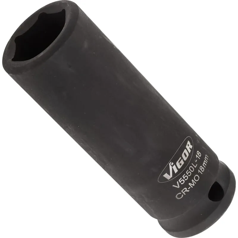 Vigor V5550L-18 Kraftnuss 1/2" 6kt SW 18 lang