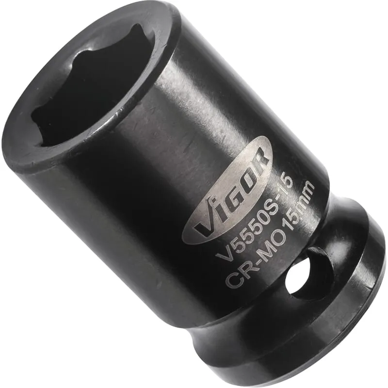 Vigor V5550S-15 Kraftnuss 1/2" 6kt SW 15 kurz