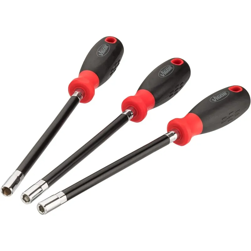 Vigor V5661 Flexibler Schraubendreher-Satz 3-tlg.